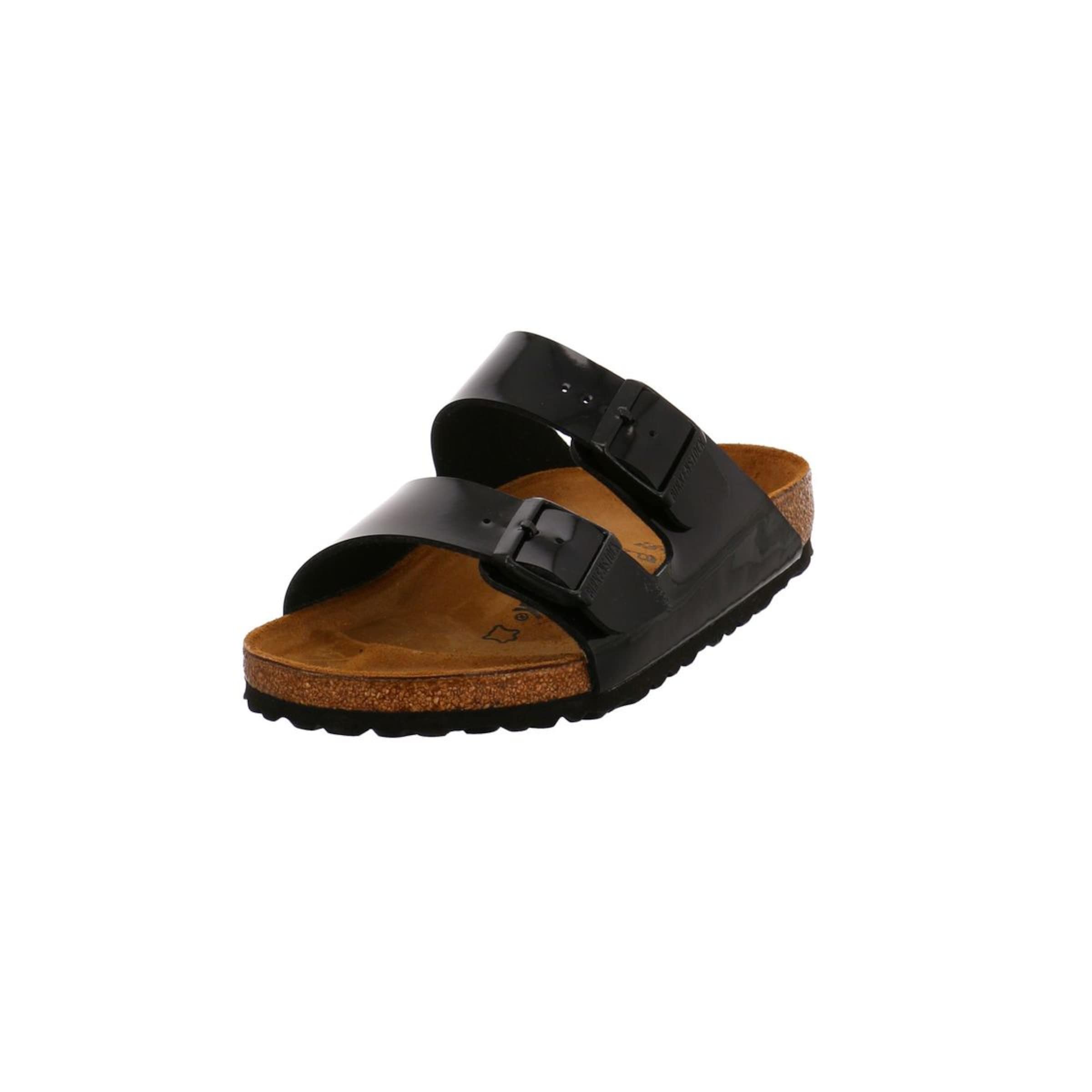 BIRKENSTOCK Papucs - fekete: elől
