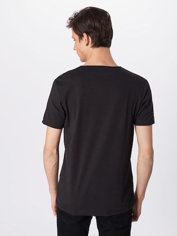 OLYMP Slim fit Majica 'Level 5' | črna barva: zadnja stran