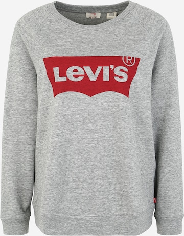 Levi's® Plus Mikina 'Relaxed Graphic' – šedá: přední strana