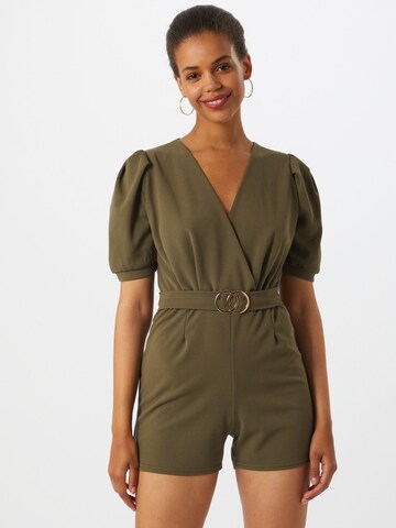 SISTERS POINT Jumpsuit 'NEX' in Groen: voorkant