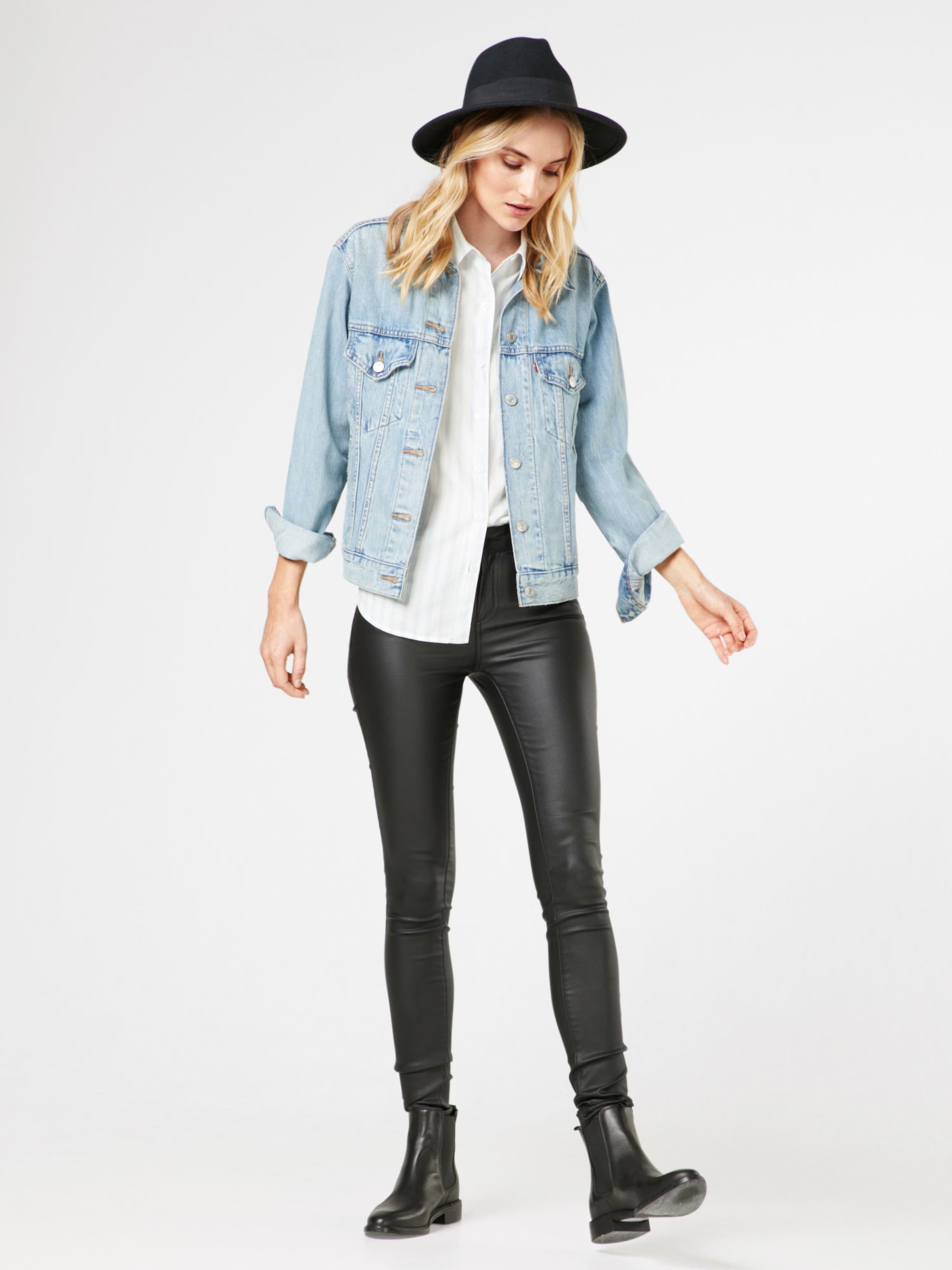 VILA Skinny Jeans 'VICommit' i sort