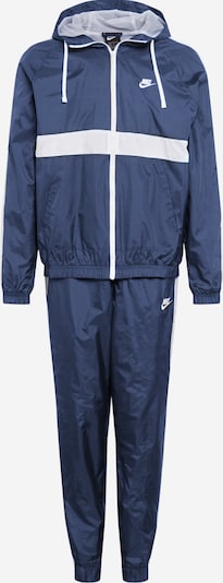 Nike Sportswear Joggingpak in de kleur Donkerblauw / Wit, Productweergave