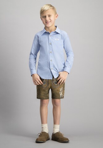 STOCKERPOINT Regular fit Overhemd 'Dave Jr' in Blauw: voorkant