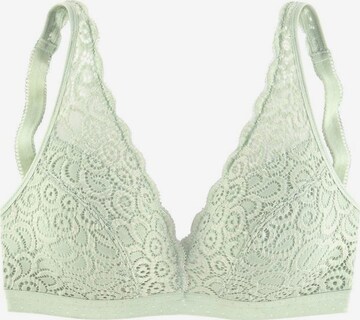 PETITE FLEUR Triangel Bralette-BH in Grün