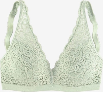 PETITE FLEUR Triangle Bra in Green