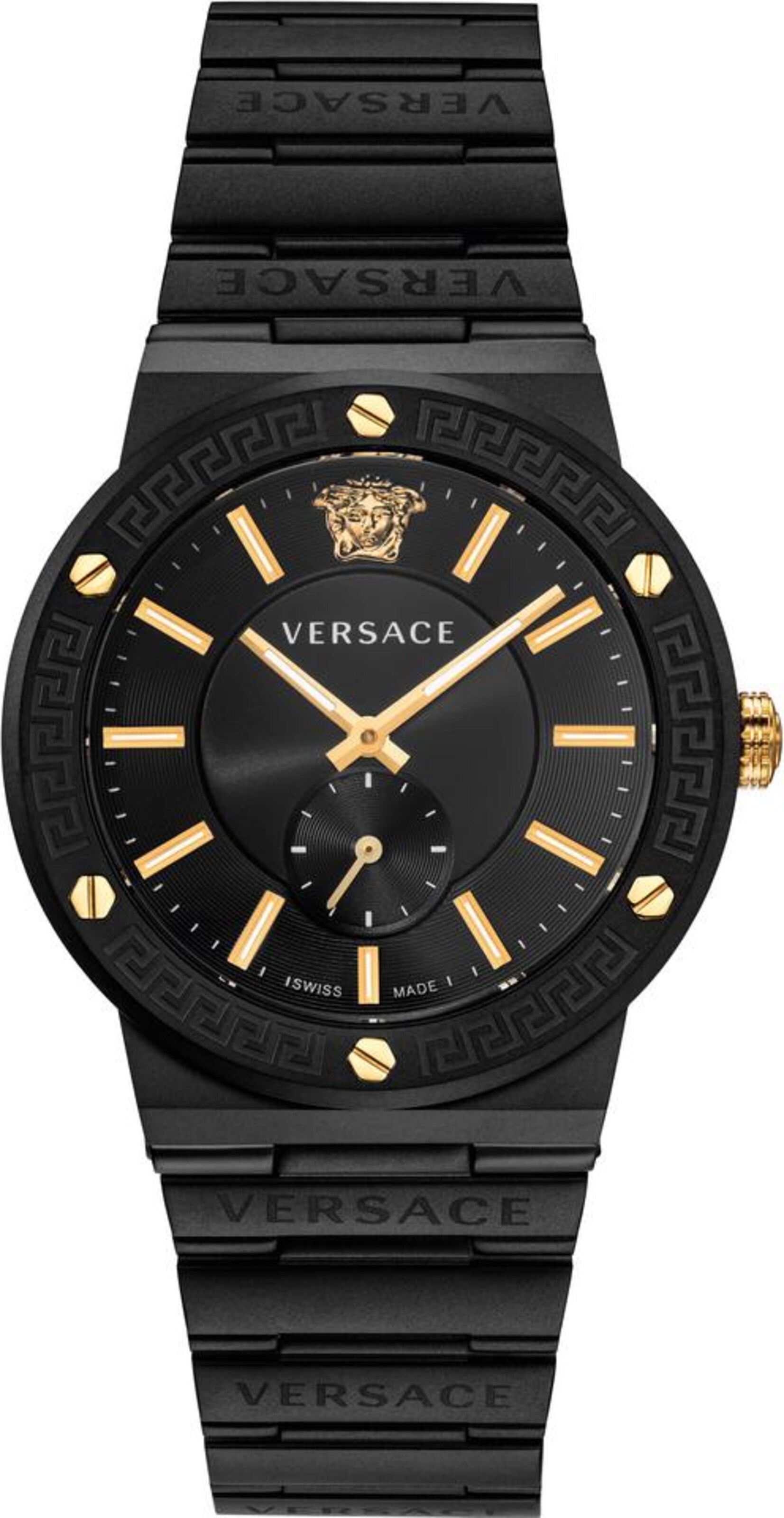 VERSACE Uhr 'VEVI00620' in Schwarz: Vorderseite