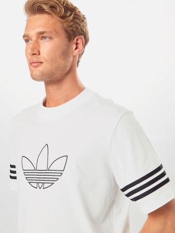 ADIDAS ORIGINALS Shirt 'Outline' in Wit