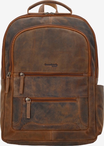 Greenland Nature Backpack 'Montenegro' in Brown: front