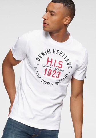 H.I.S Shirt in White: front