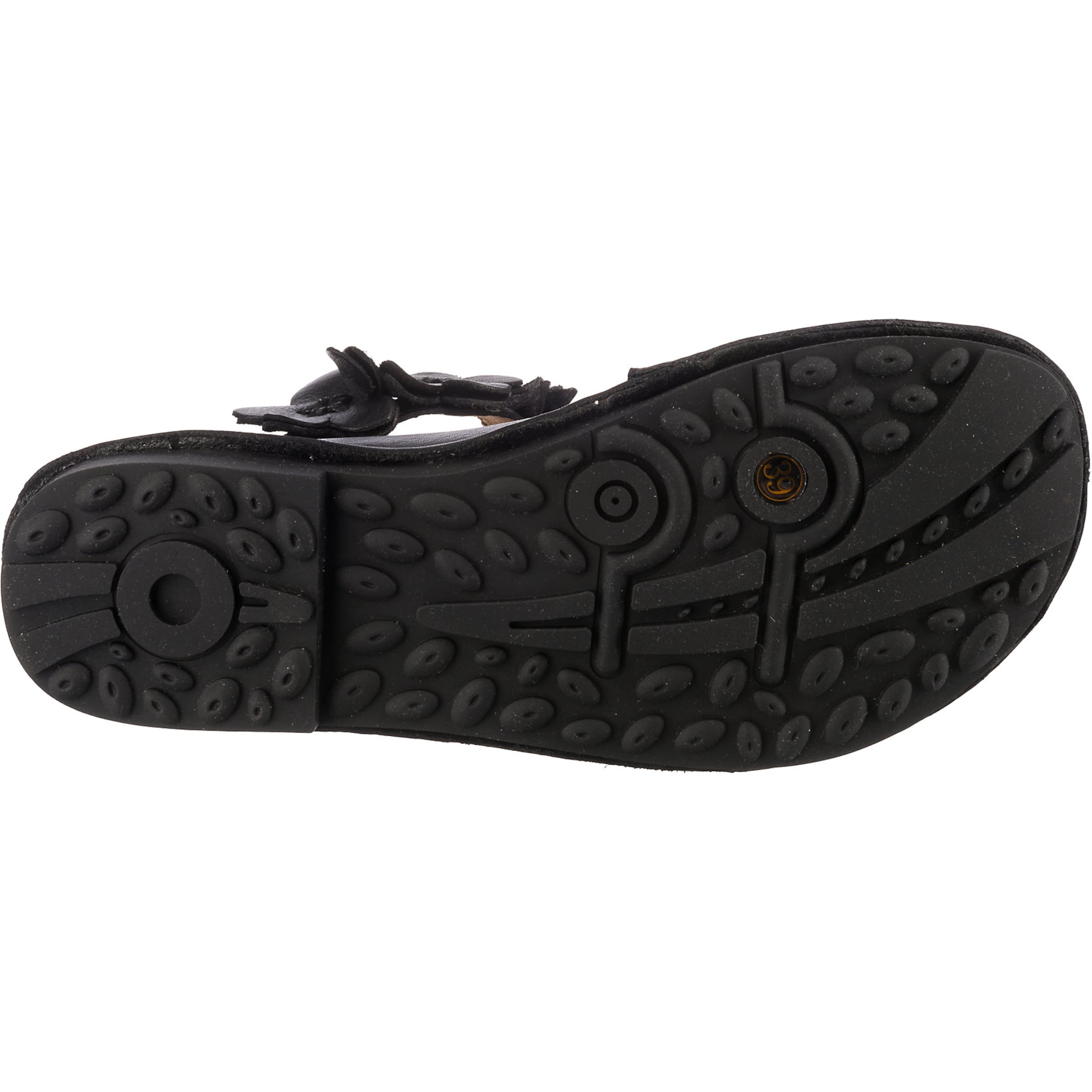 Laura Vita Strap ballerina 'Hocobio' in Black