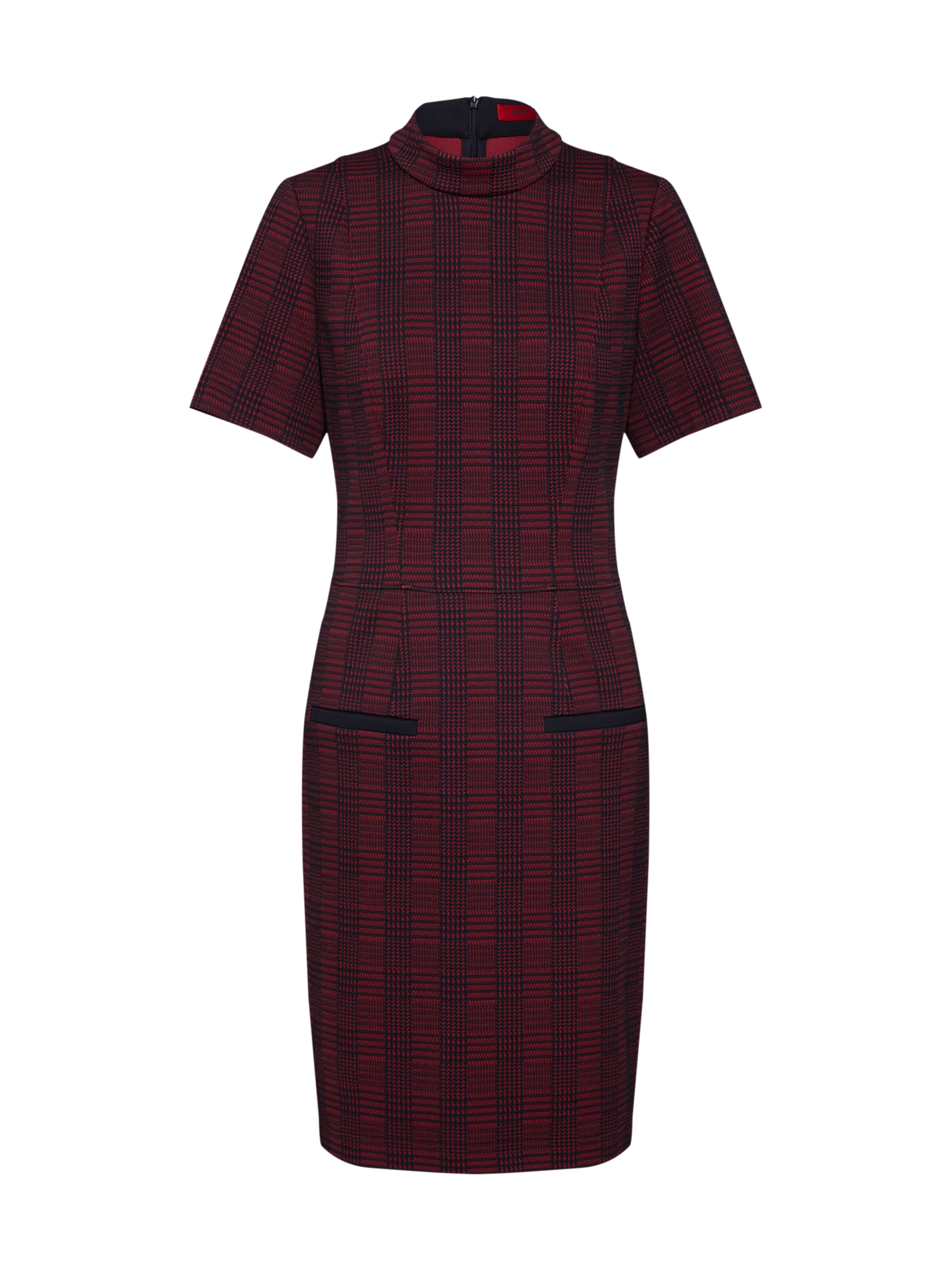 HUGO - Jurk 'Konele' in de kleur Rood