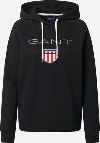 Sweat-shirt 'Shield' GANT en noir : devant