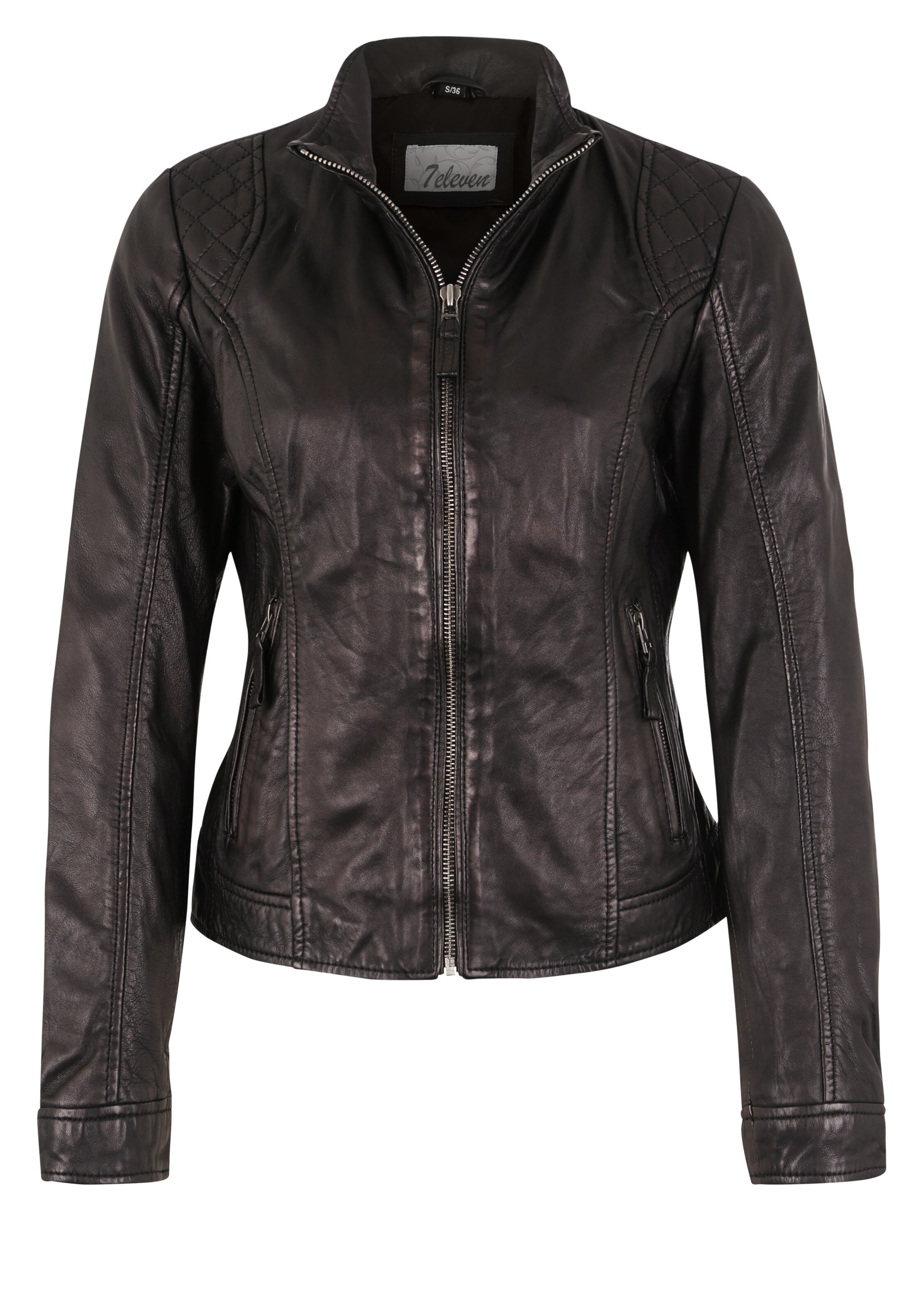 7ELEVEN Jacke in Schwarz: Vorderseite