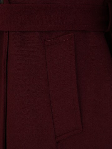 ABOUT YOU Curvy Płaszcz przejściowy 'Charis Coat' w kolorze czerwony