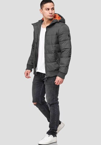 Veste d’hiver 'Adrian ZA' INDICODE JEANS en gris