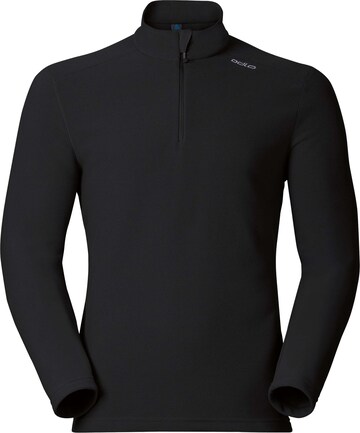 ODLO Athletic Sweater in Black: front