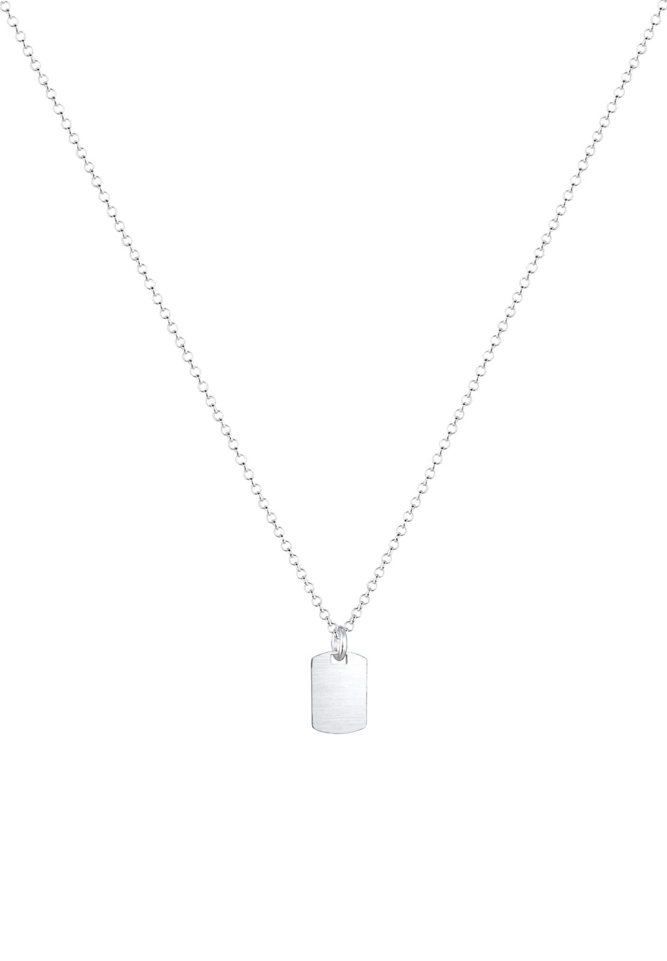 KUZZOI Necklace 'Dog Tag' in Silver
