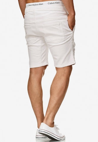 INDICODE JEANS Regular Shorts 'Ernest' in Weiß