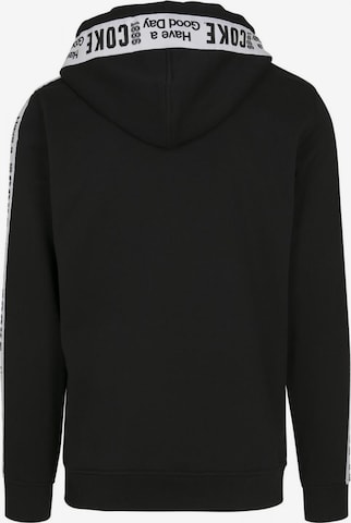 Merchcode Sweatshirt 'Coke' in Schwarz