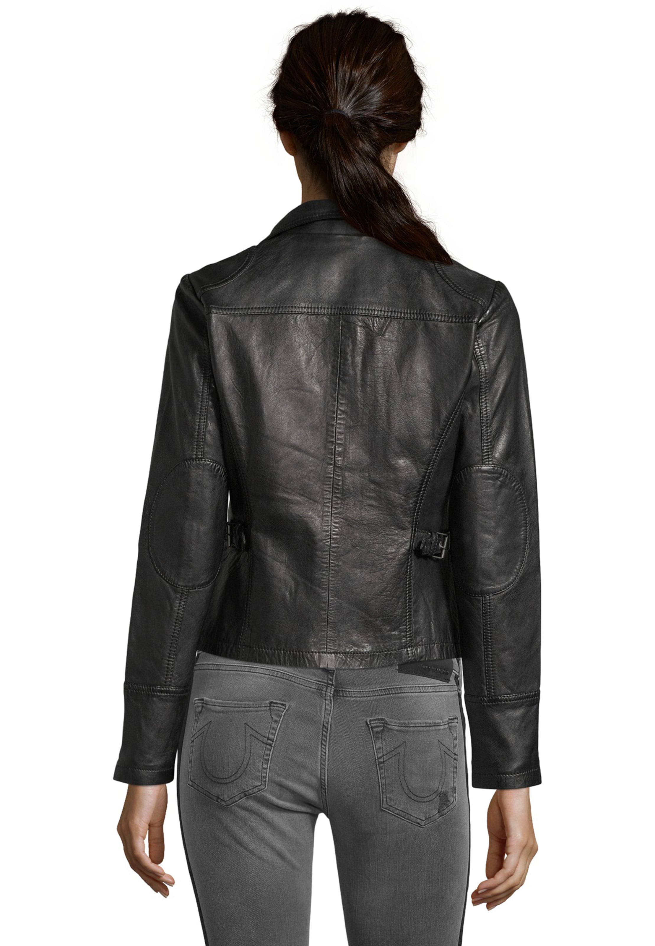 7ELEVEN Bikerjacke in Schwarz