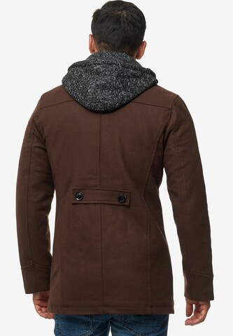 INDICODE JEANS Between-Seasons Coat 'Cliff Jacke' in Brown