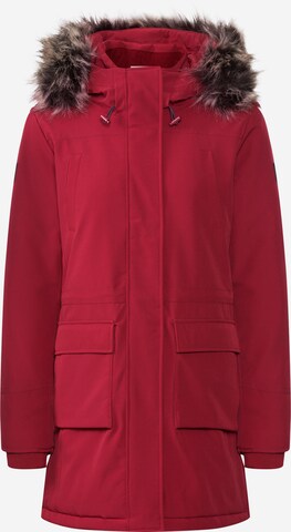 Parka d’hiver ONLY en rouge : devant