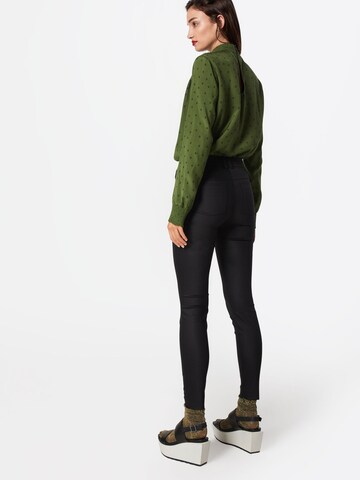 DRYKORN Skinny Broek 'Winch' in Zwart: terug