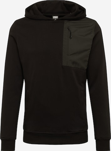 Urban Classics Regular Fit Sweatshirt in Schwarz: predná strana