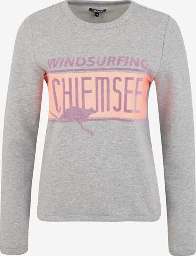 CHIEMSEE Sportief sweatshirt in de kleur Grijs / Lila / Oranje, Productweergave