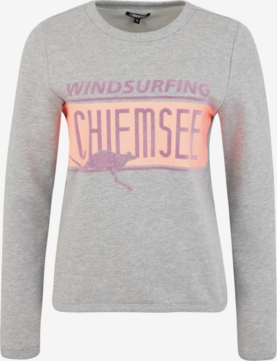 CHIEMSEE Sport sweatshirt i grå / lila / orange, Produktvy