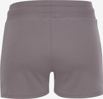 LASCANA ACTIVE Slimfit Sportbroek in Grijs