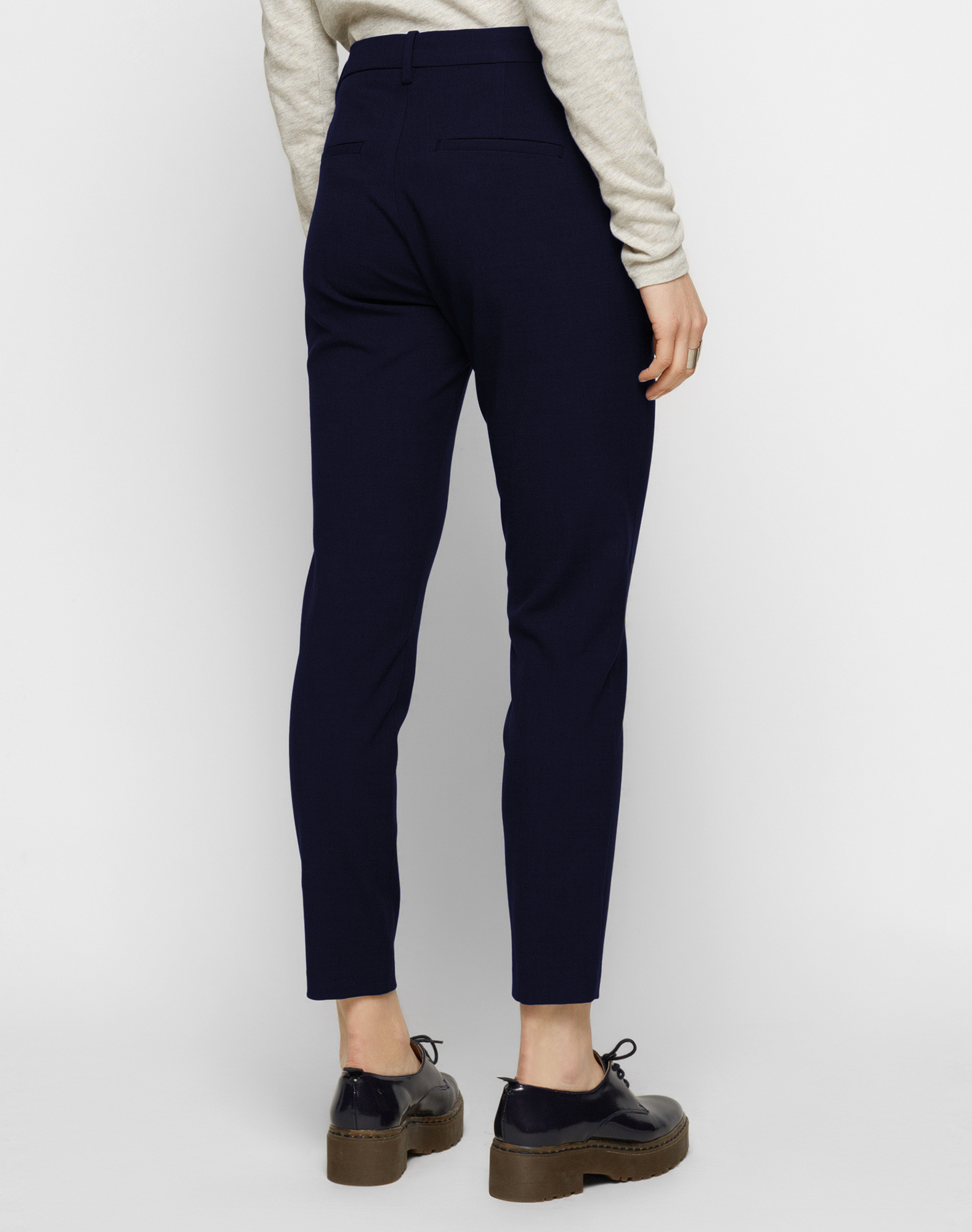 Abbigliamento Pantaloni FIVEUNITS Pantaloni Kylie Crop in Blu Notte 