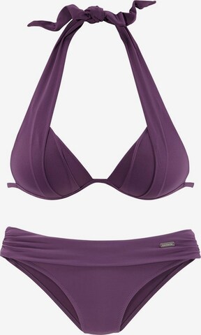 LASCANA Bikini in Purple: front