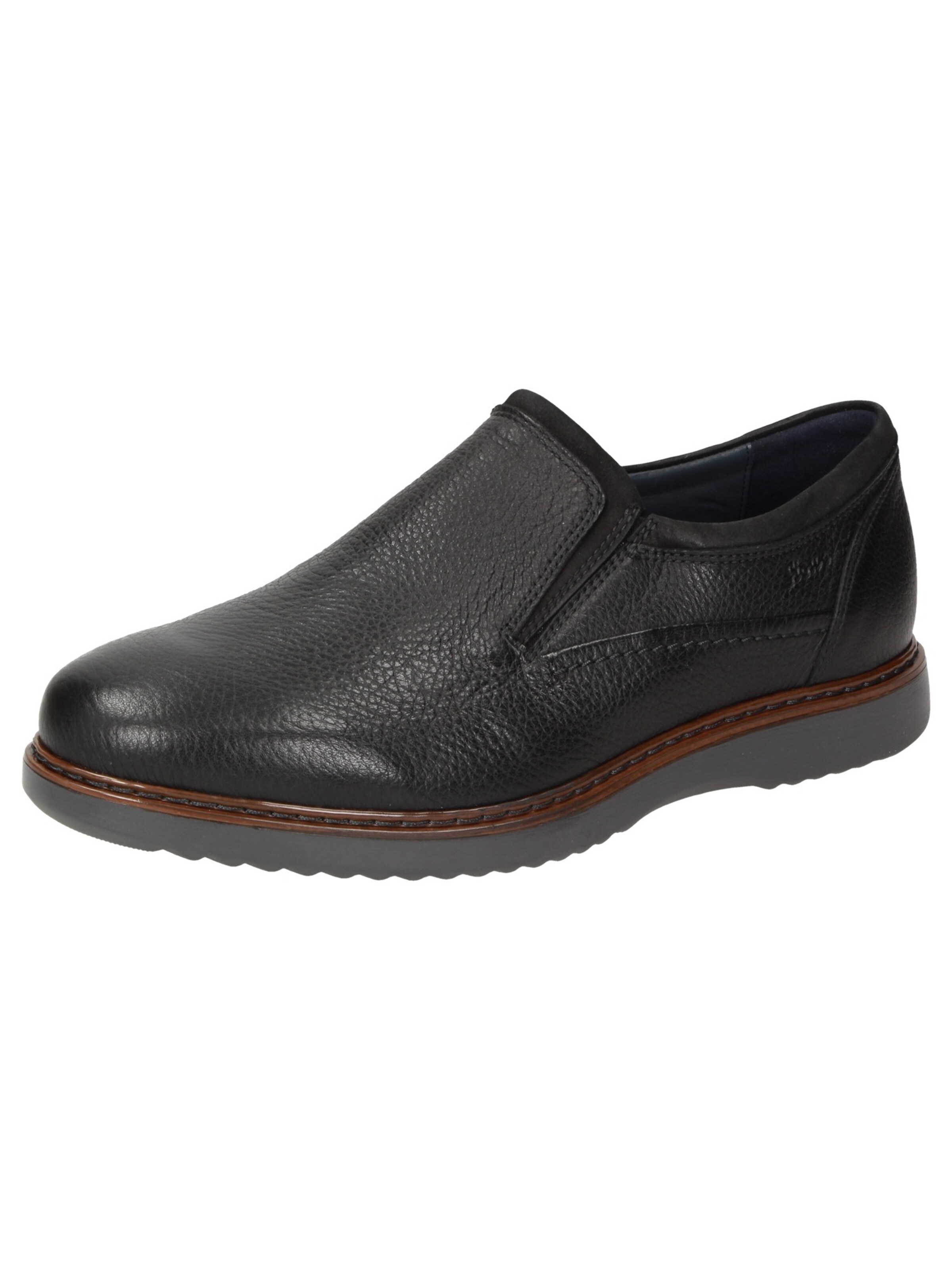 SIOUX Slip-ons ' Uras-700-K ' in Black: front