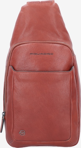 Piquadro Crossbody Bag in Brown: front