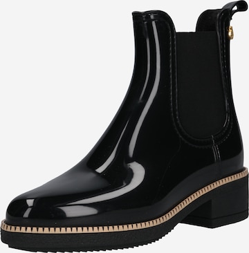 LEMON JELLY Rubber Boots 'AVA' in Black: front