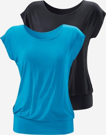 LASCANA Shirt in Blue: front