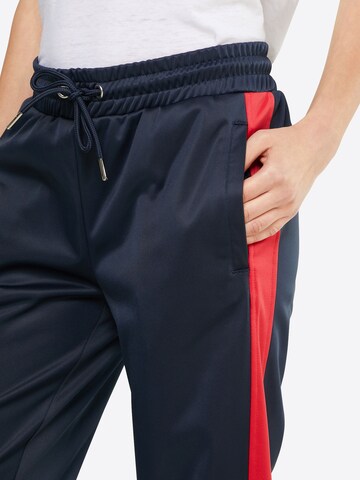 Urban Classics Tapered Broek 'Cuff Track' in Blauw