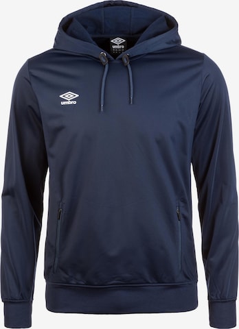 UMBRO Sweatshirt 'Club Essential' in Blauw: voorkant