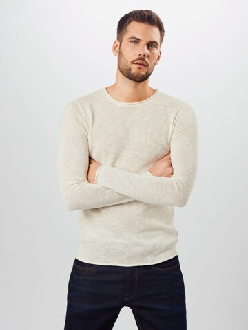 Lindbergh Regular Fit Pullover in Beige: predná strana