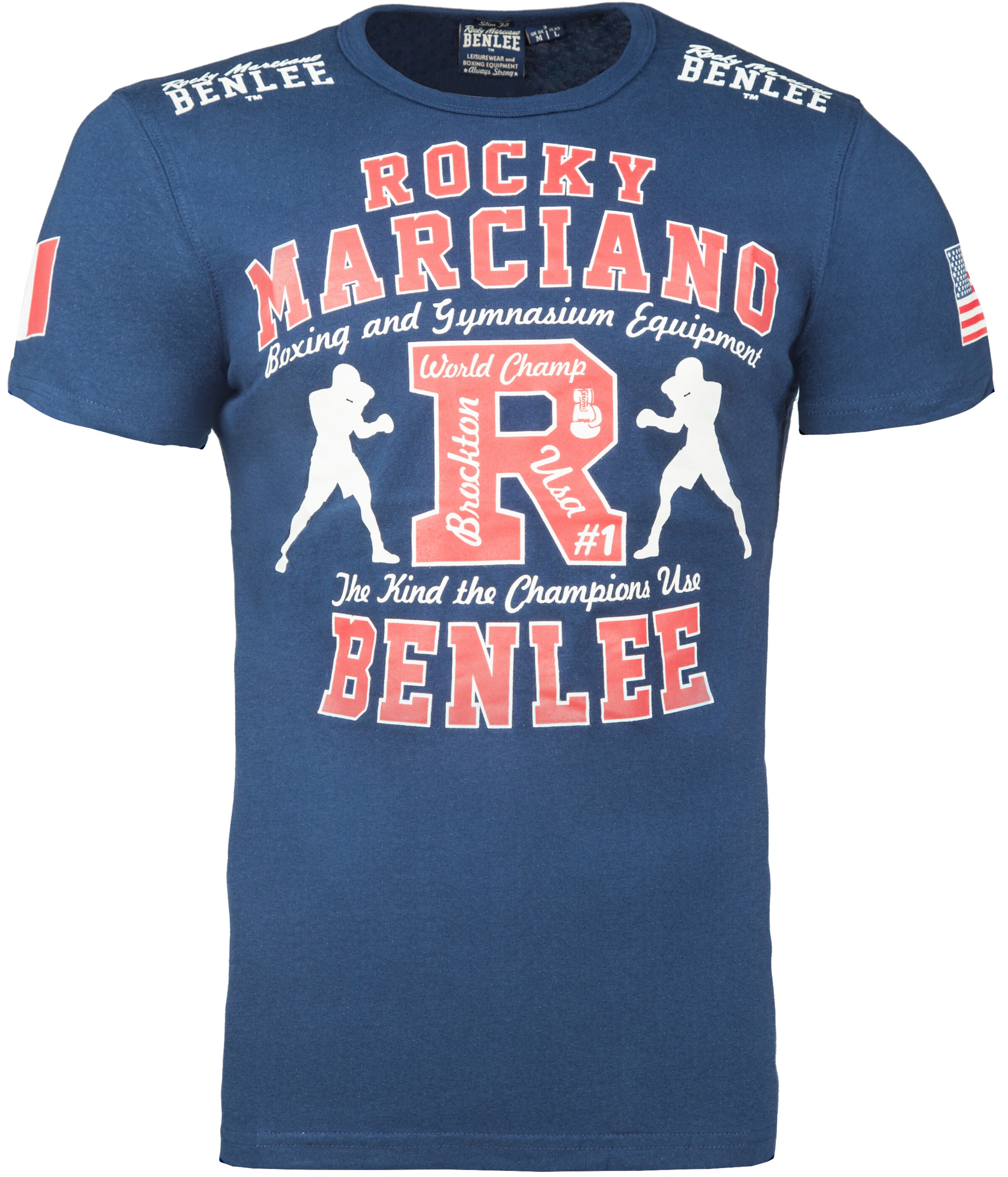 Benlee Shirt 'Gymnasium' in Blue: front
