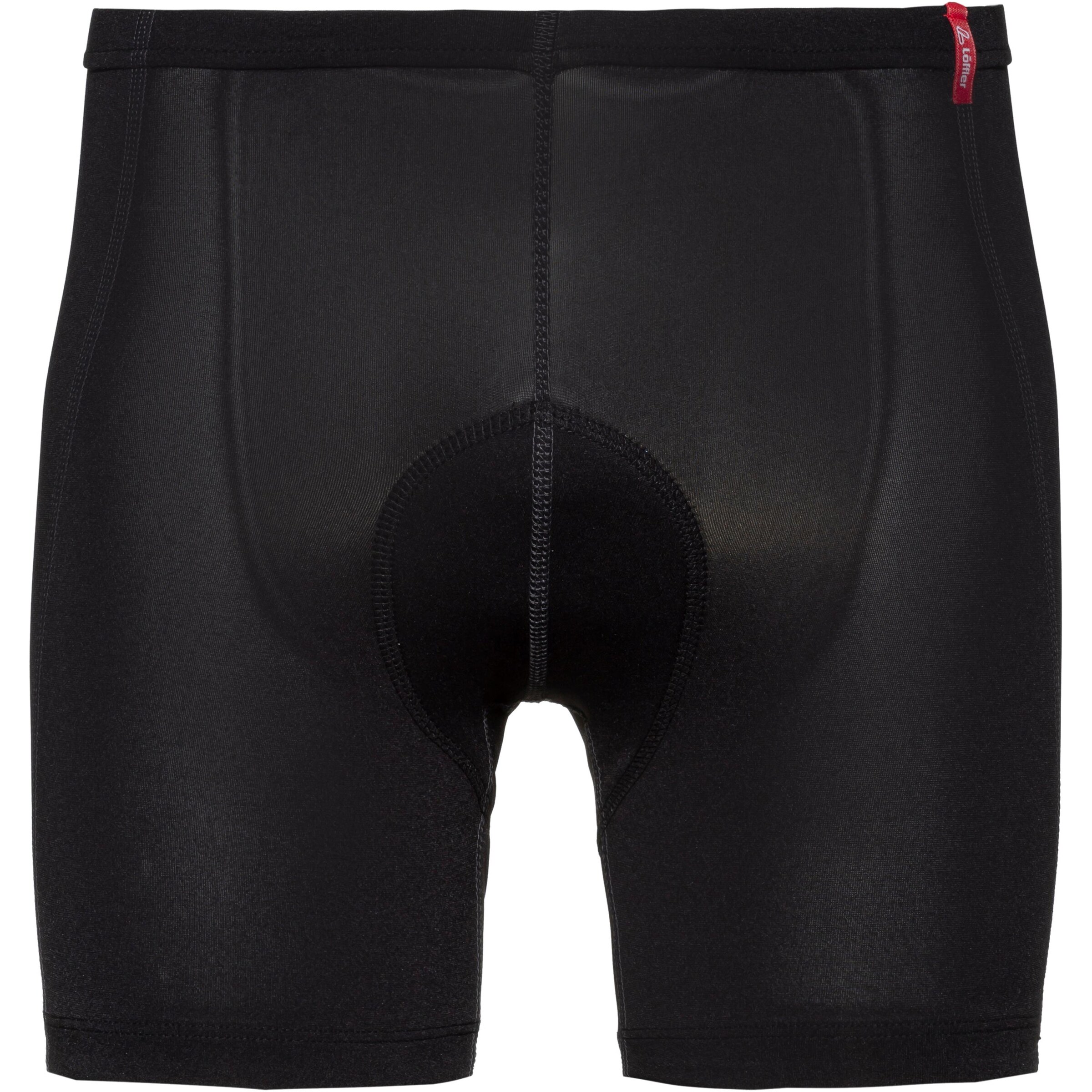 Löffler Slim fit Workout Pants in Black: front