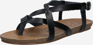 Blowfish Malibu T-bar sandals 'GRANOLA-B' in Black: front