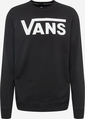 Sweat-shirt VANS en noir : devant