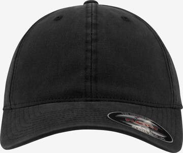 Casquette Flexfit en noir : devant