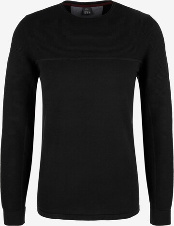 s.Oliver Pullover in Schwarz: predná strana