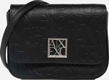 Borsa a tracolla di ARMANI EXCHANGE in nero: frontale