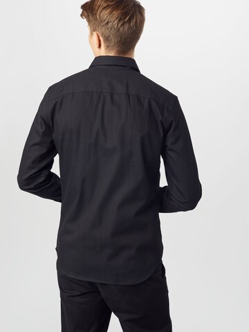 JACK & JONES Regular fit Button Up Shirt 'SHERIDAN' in Black