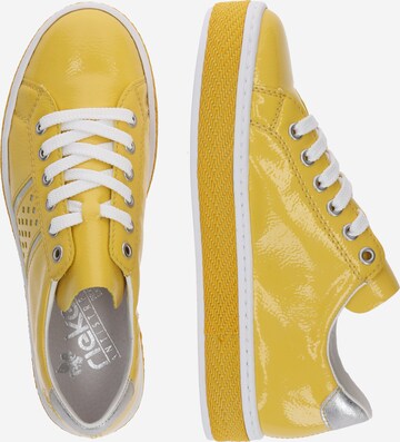 Rieker Platform trainers in Yellow