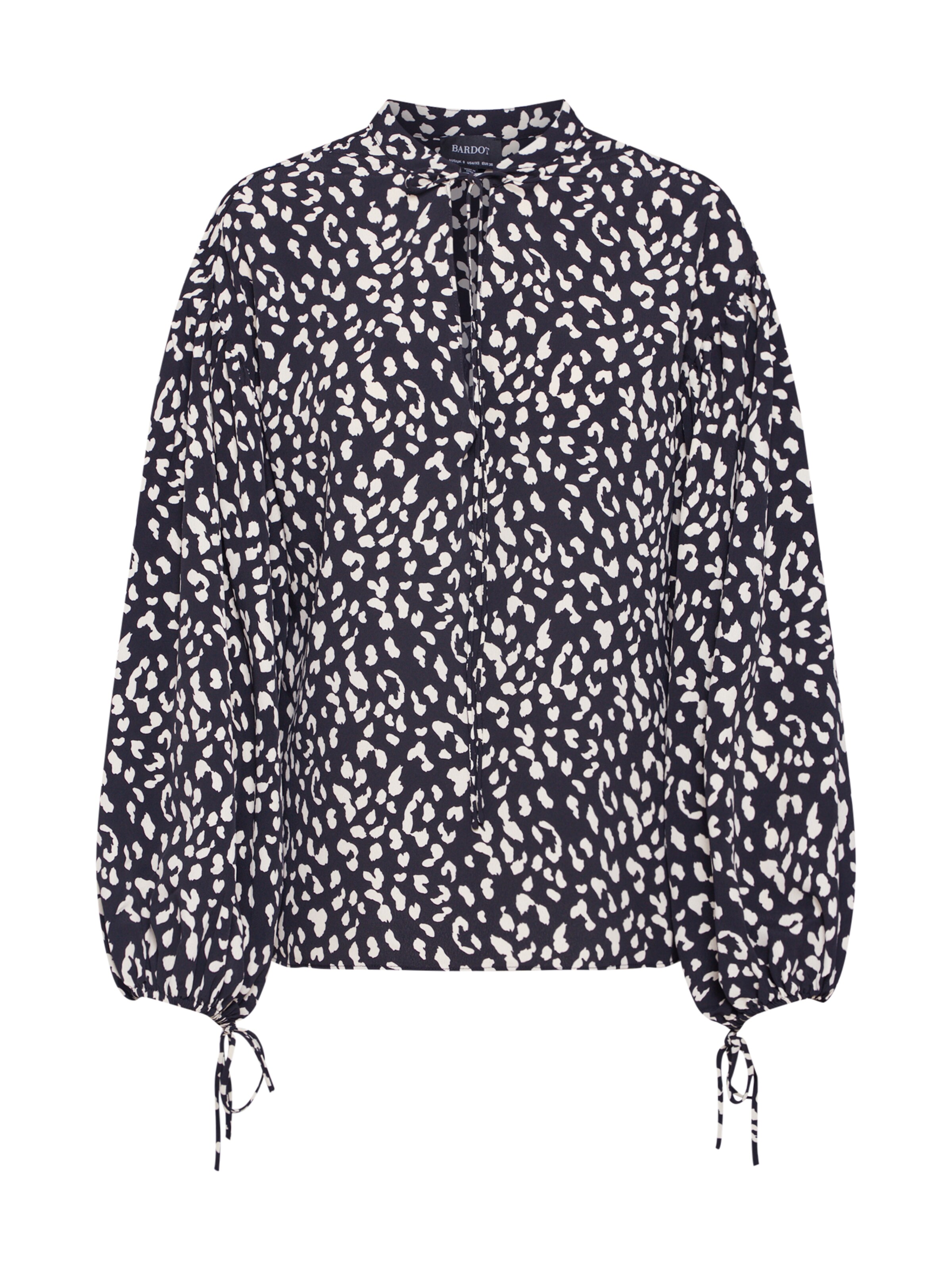 Bardot - Blouse 'Rita Leopard' in de kleur Beige